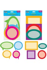 DRY ERASE SPEECH BUBBLE CUT OUTS 12 PACK