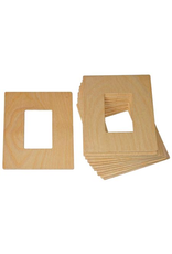 WOOD FRAME:  5''x6''