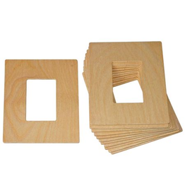 WOOD FRAME:  5''x6''