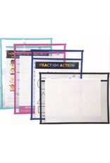 DRY ERASE  POCKET for 8.5x11 sheet assorted color