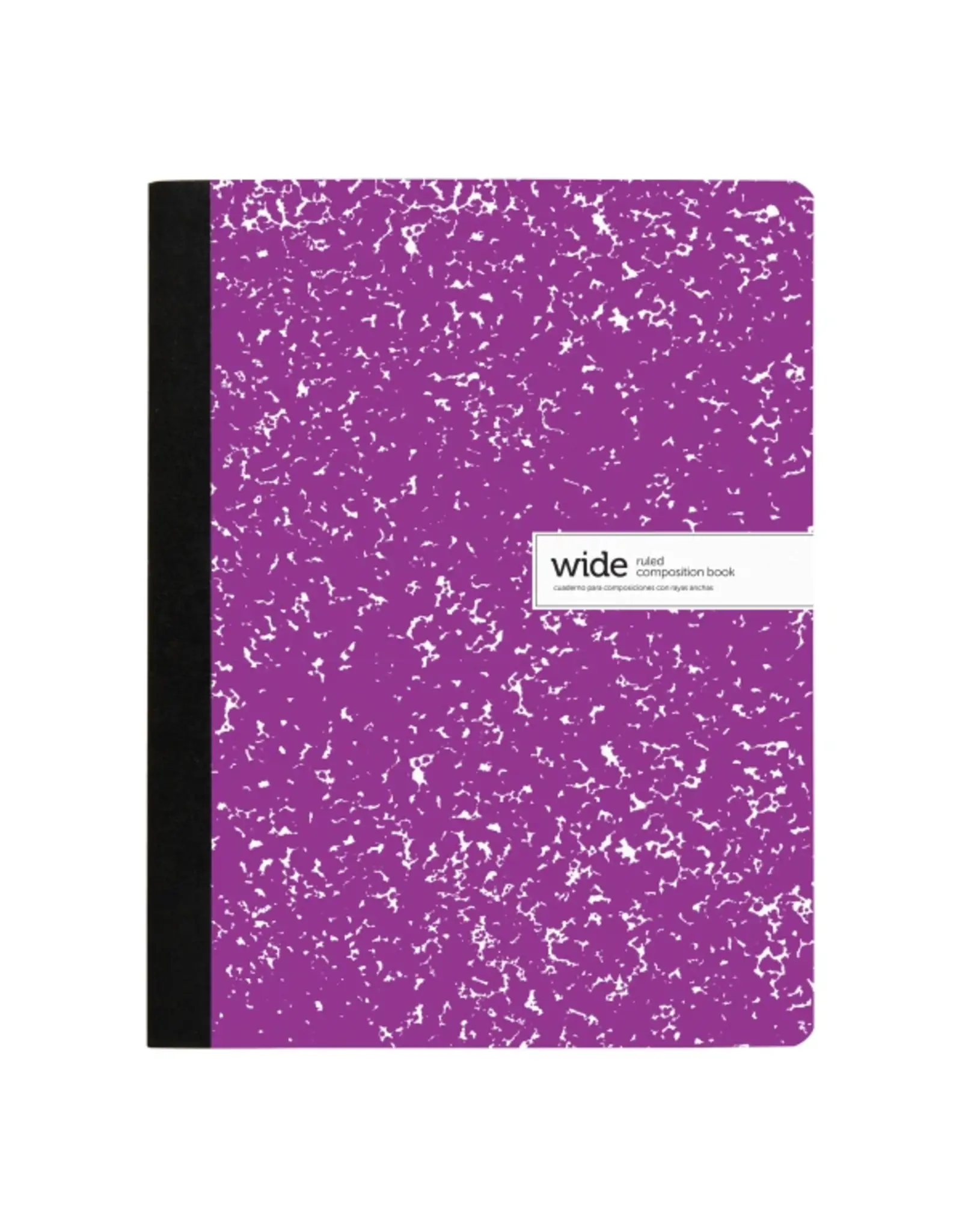 COMPOSITION BOOK: WIDE RULED 100 SHEETS PURPLE MARBLE COVER