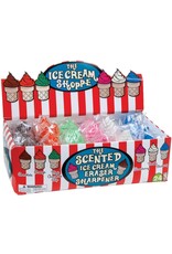 ICE CREAM SHOPPE SCENTED ERASER PENCIL TOPPER WITH SHARPENER