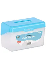 INDEX CARD FILE BOX 3"x5" - BLUE