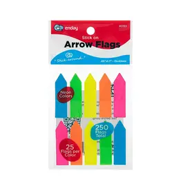ARROW FLAGS - NEON COLORS 250 PACK