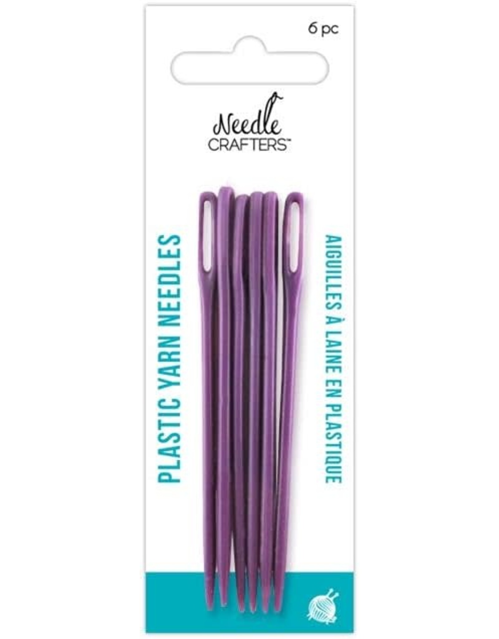 PLASTIC SEWING NEEDLES -6 PACK