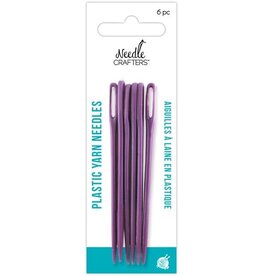 PLASTIC SEWING NEEDLES -6 PACK
