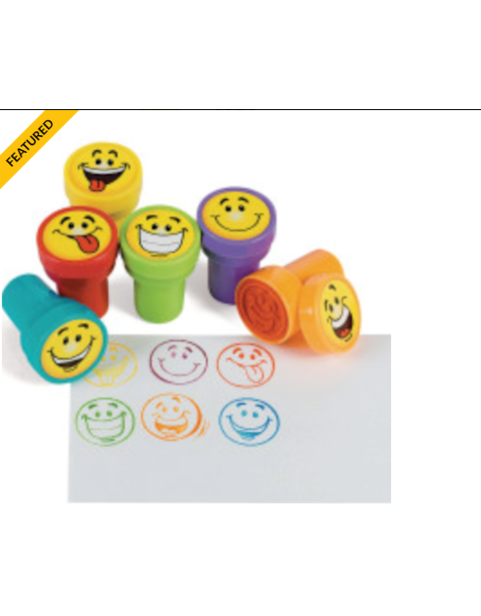 STAMP -  SMILE   - 4/Pckgs  6pcs ea