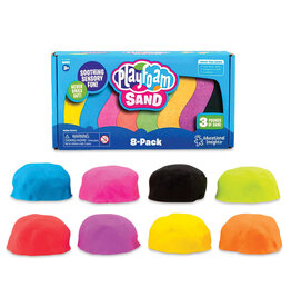PLAYFOAM SAND 8PC PLAY PACK