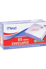 MEAD MEAD ENVELOPES: PRESS & SEAL  3-5/8"x6.5" - 65 PACK  #6