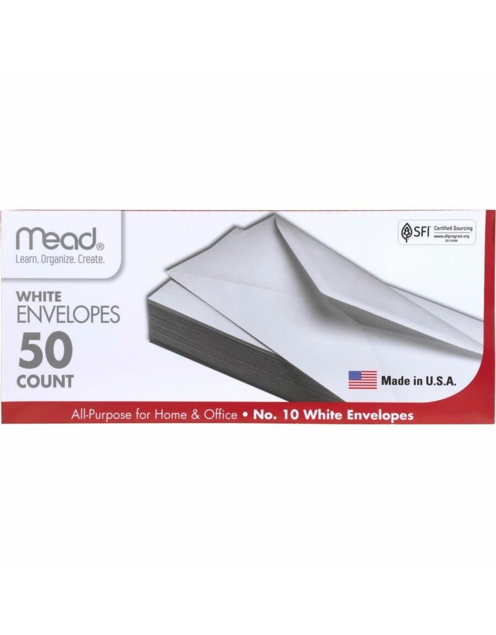 MEAD MEAD ENVELOPES: 4-1/8"x 9½"  - 50 PACK  #10