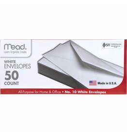 MEAD MEAD ENVELOPES: 4-1/8"x 9½"  - 50 PACK  #10