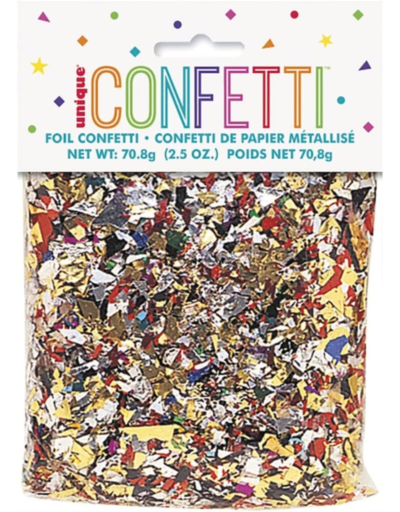 Unique FOIL CONFETTI 2.5 OZ