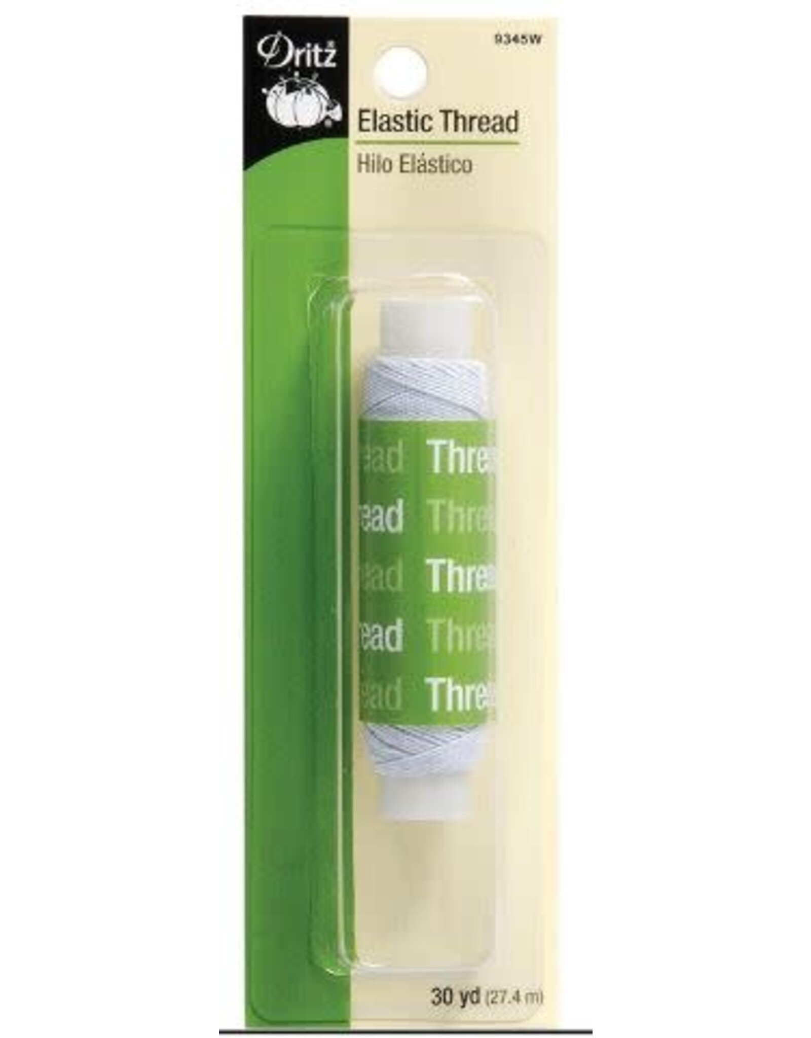Dritz Elastic Thread 30yd-White