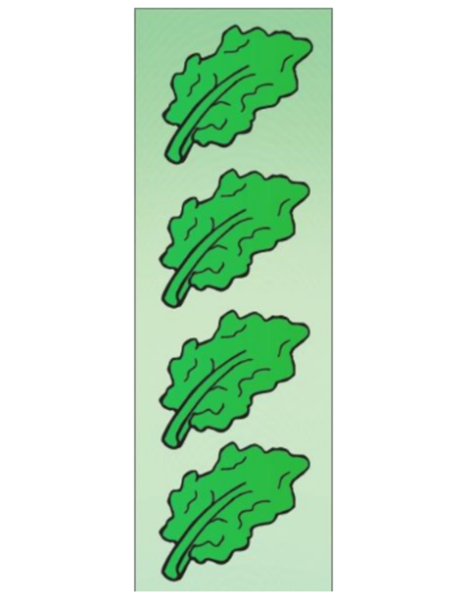 incento magic STICKER: GREEN MARROR 24 pc