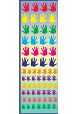 incento magic STICKERS: HANDS ASSORTED SIZES 6 SHEETS