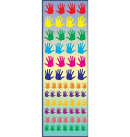 incento magic STICKERS: HANDS ASSORTED SIZES 6 SHEETS