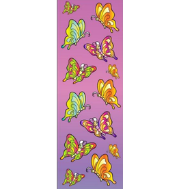 incento magic STICKERS: BUTTERFLIES  ASSORTED SIZES 6 SHEETS