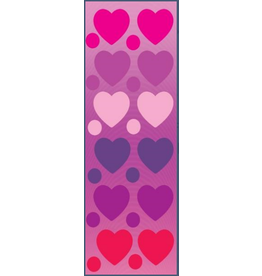 incento magic STICKERS: HEARTS ASSORTED SIZES 6 SHEETS