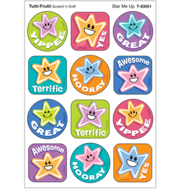 Trend Enterprises SCENTED STICKER: STAR ME UP  4 SHEETS TUTTI FRUITY