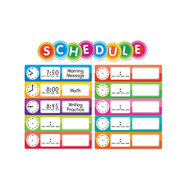 Teacher's Friend MINI BULLETIN BOARD SET COLOR YOUR CLASSROOM SCHEDULE