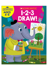 Scholastic BOOK 1-2-3 DRAW AGE 4-6