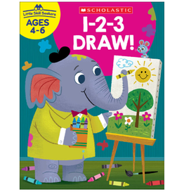 Scholastic BOOK 1-2-3 DRAW AGE 4-6