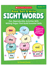 Scholastic BOOK READ, SORT, WRITE SIGHT WORDS GRADE K-2