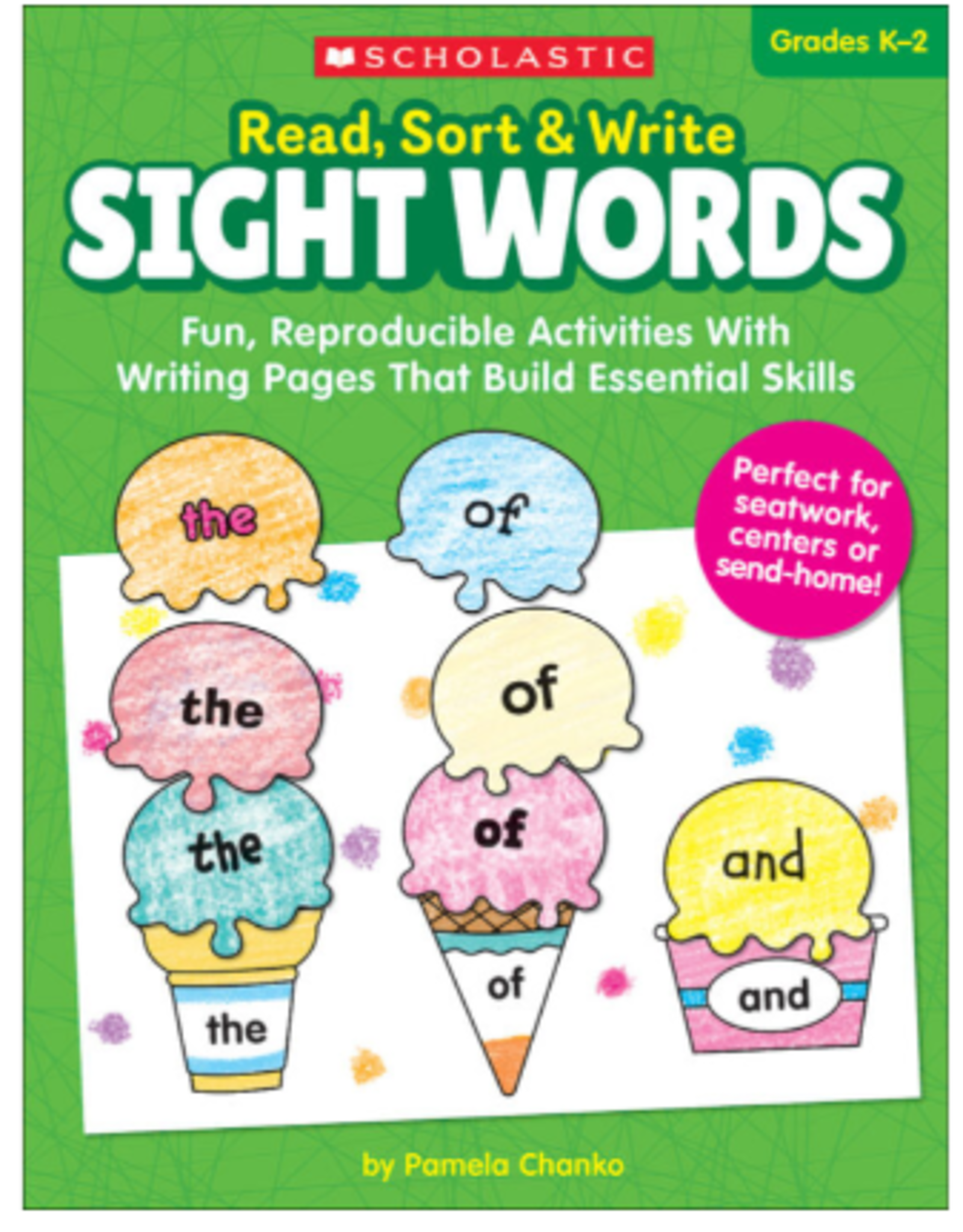 Scholastic BOOK READ, SORT, WRITE SIGHT WORDS GRADE K-2