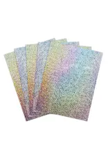 HYGLOSS HOLOGRAPHIC BOARD: 8½x11 SPARKLE SILVER 5 SHEETS