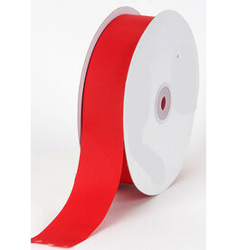 GROSGRAIN POLYESTER RIBBON: RED 1/4" x 25 YARDS