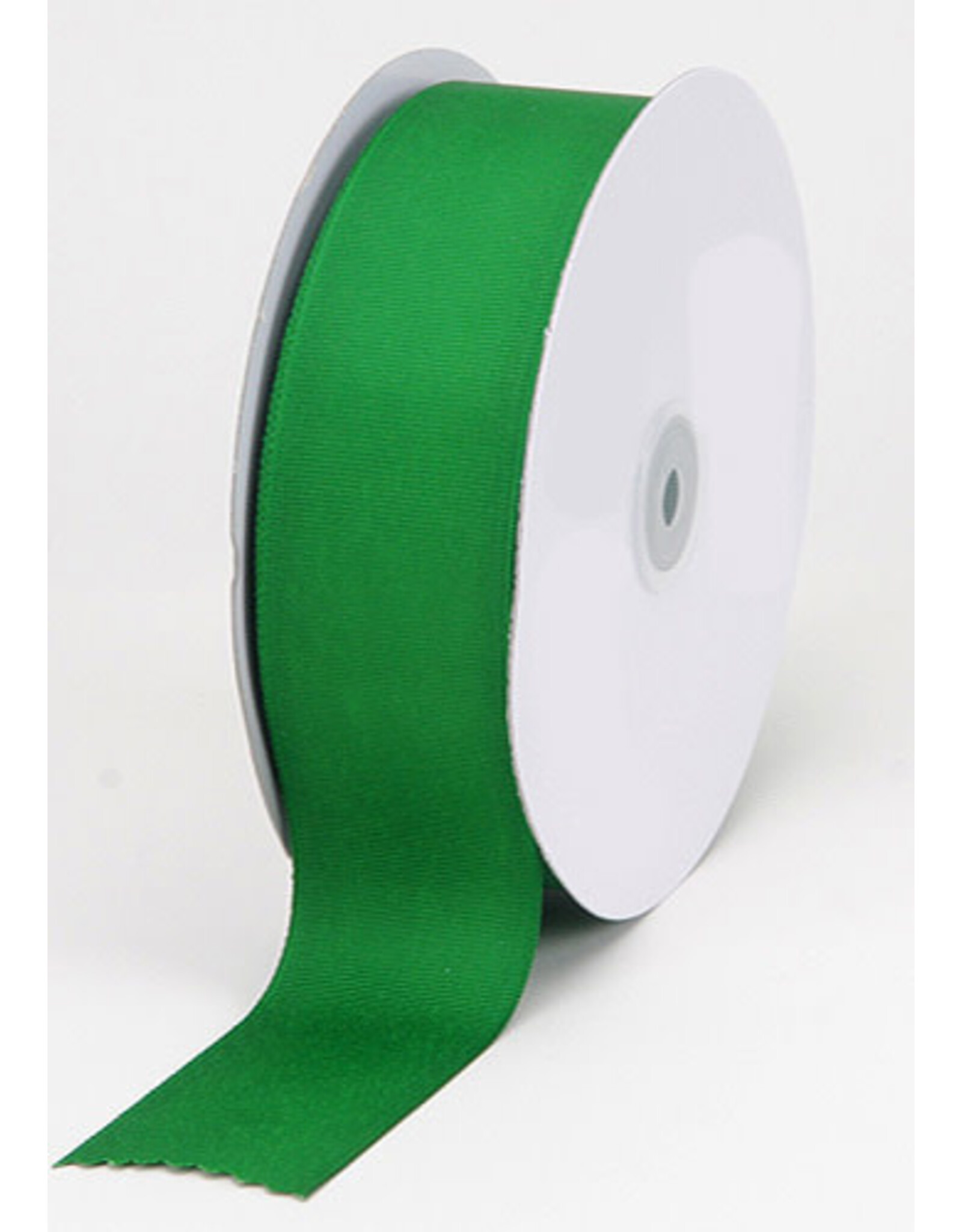 GROSGRAIN POLYESTER RIBBON: EMERALD GREEN 7/8” x 25 YARDS