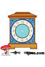 SHABBAT TIME - SHABBOS CLOCK 6.5"x4"  20-sets