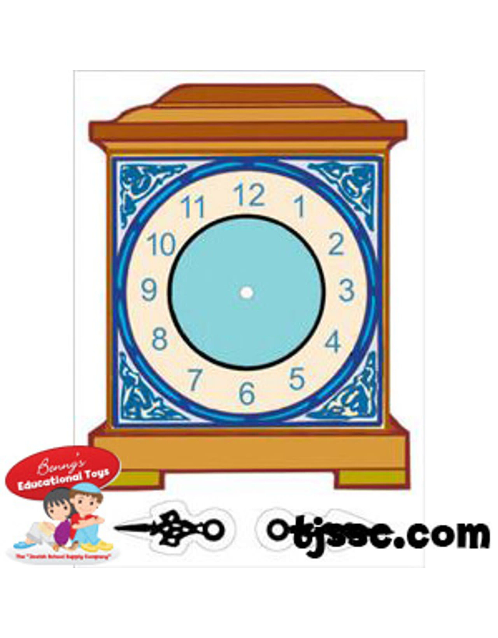 SHABBAT TIME - SHABBOS CLOCK 6.5"x4"  20-sets