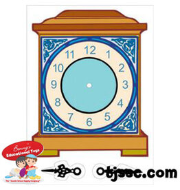 SHABBAT TIME - SHABBOS CLOCK 6.5"x4"  20-sets