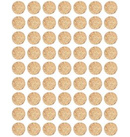 RANENU STICKER MINI MATZAH 1/2"-  63 STICKERS PER SHEET - 6 SHEETS