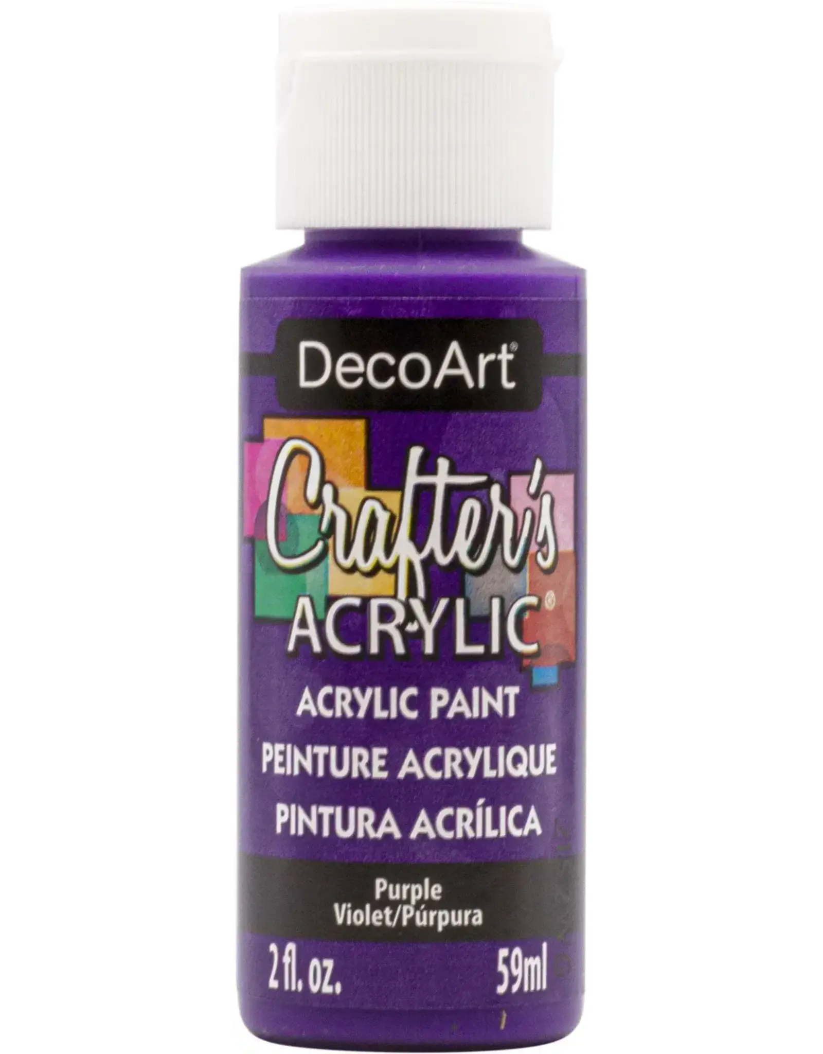 ACRYLIC PAINT:  PURPLE  2OZ