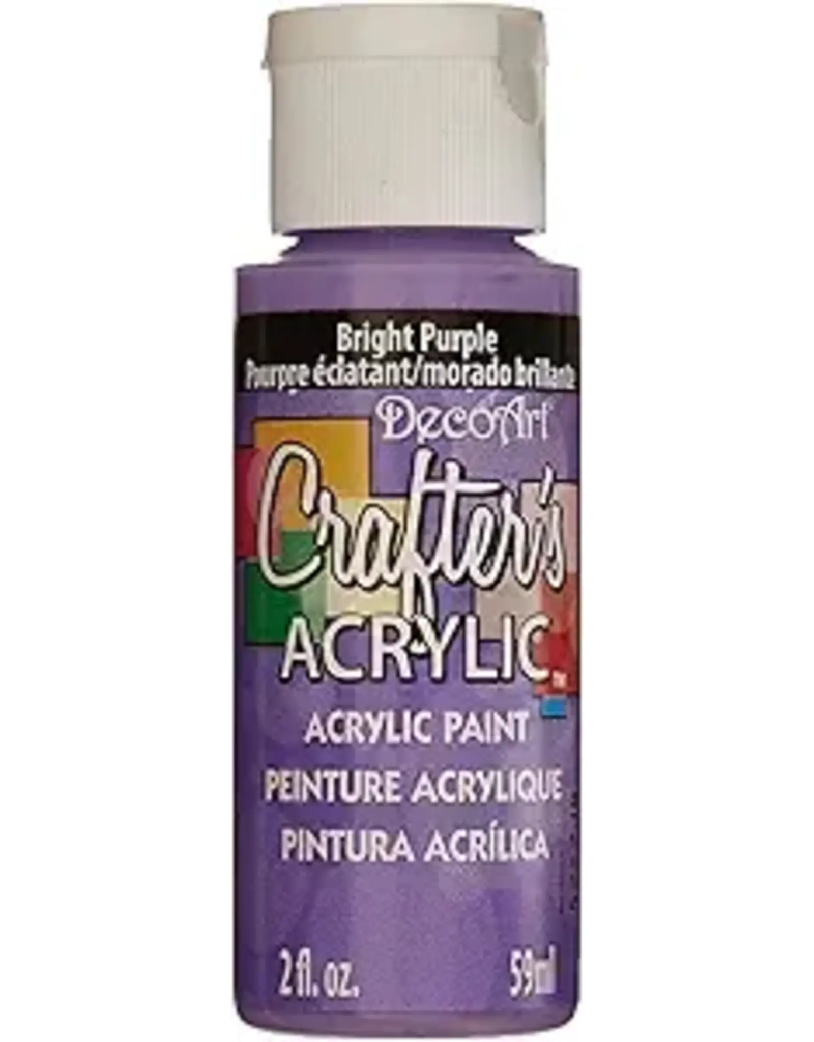 ACRYLIC PAINT: BRIGHT PURPLE  2OZ
