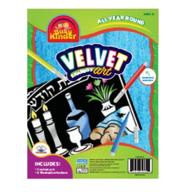 VELVET ART SHABBOS WITH MARKERS