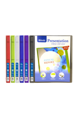 BINDER - .5"  POLY 3-RING VIEW W/ 2-POCKETS