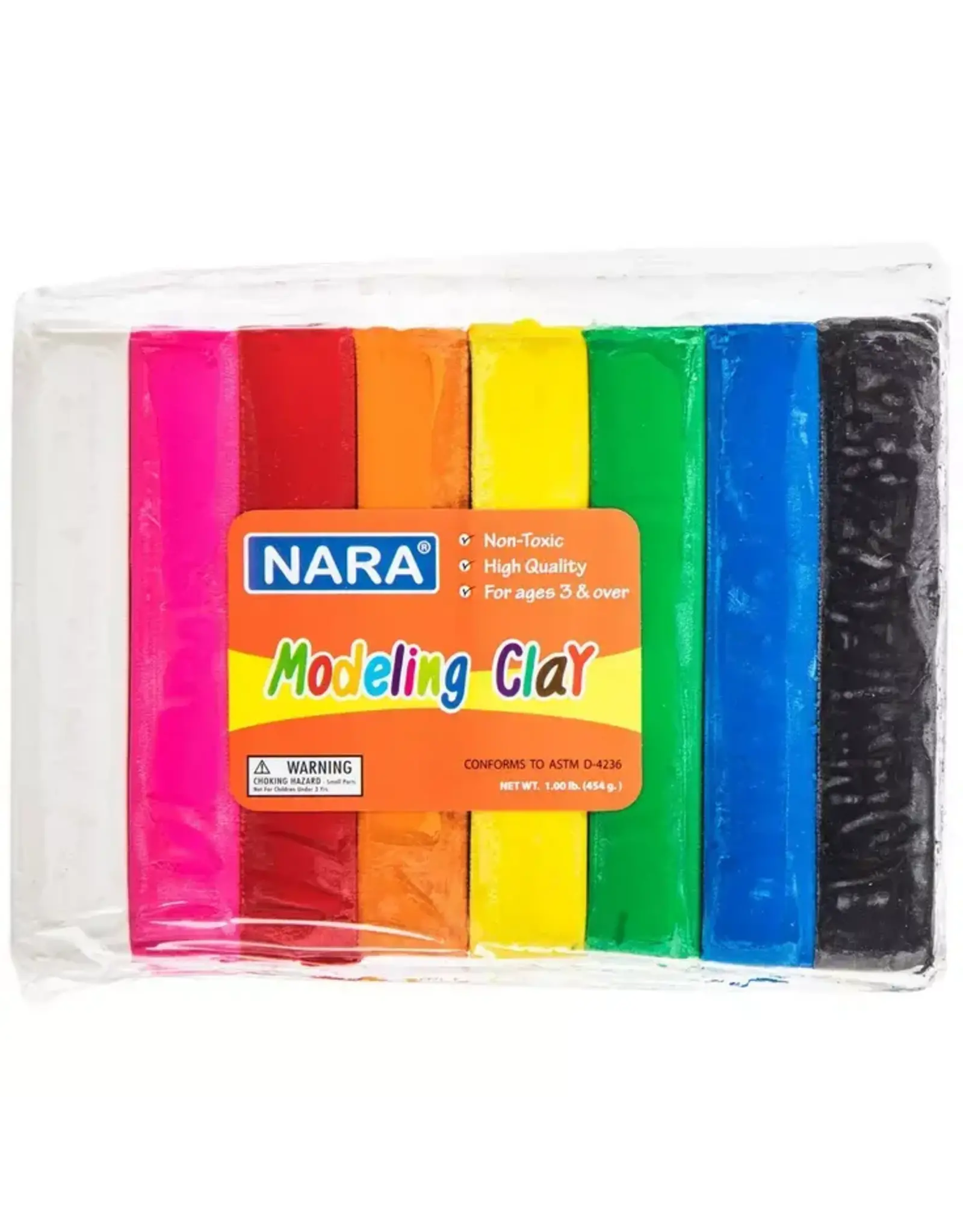 MODELING CLAY - 1LB - 8 ASSORTED COLORS