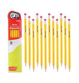 PRE SHARPENED #2 HB PENCILS - 12 PACK