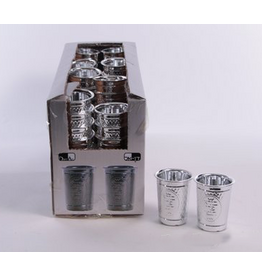 SILVER PLASTIC KIDDUSH CUP   3.25"