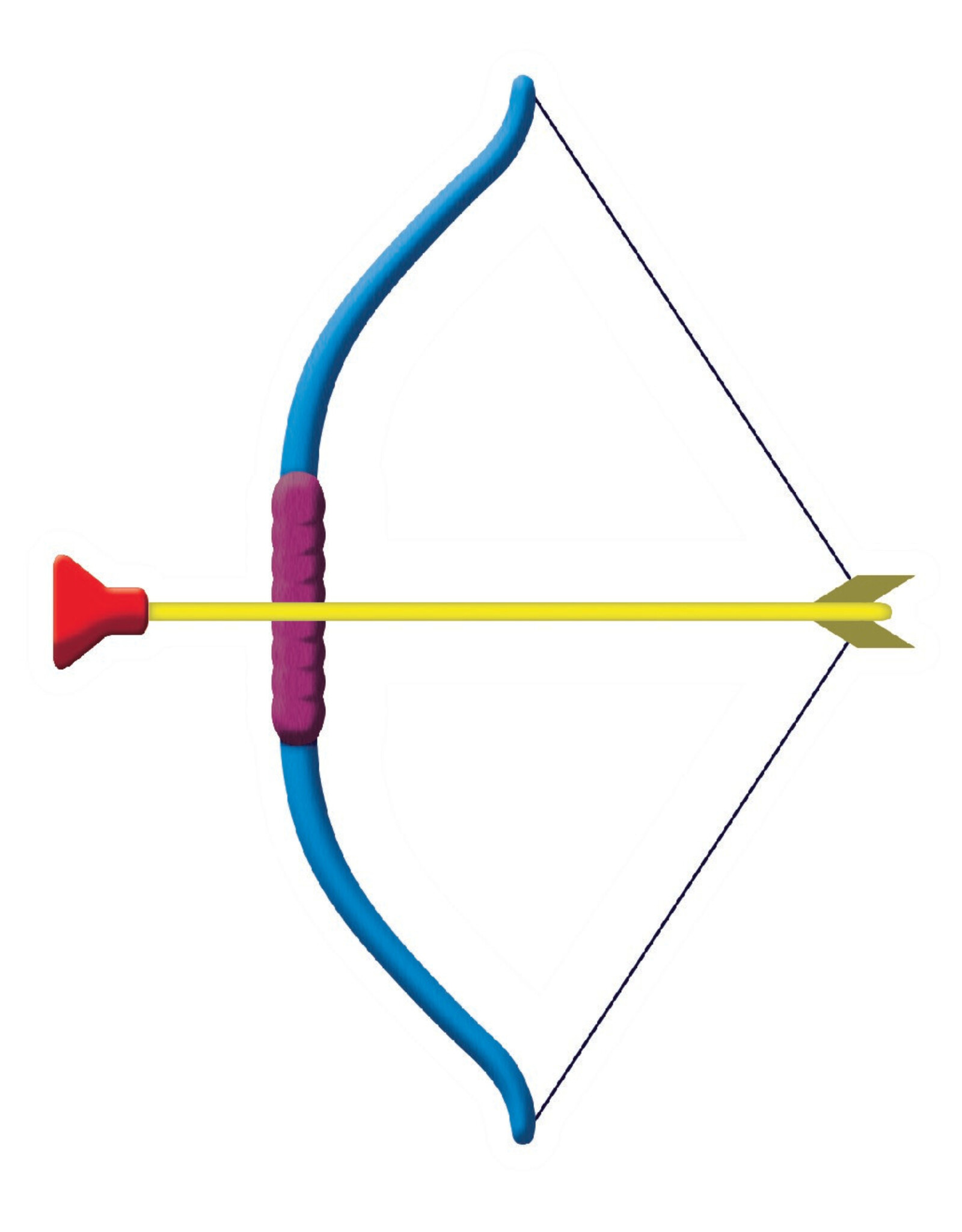 CUT OUTS: BOW AND ARROW 4" -20 PACK