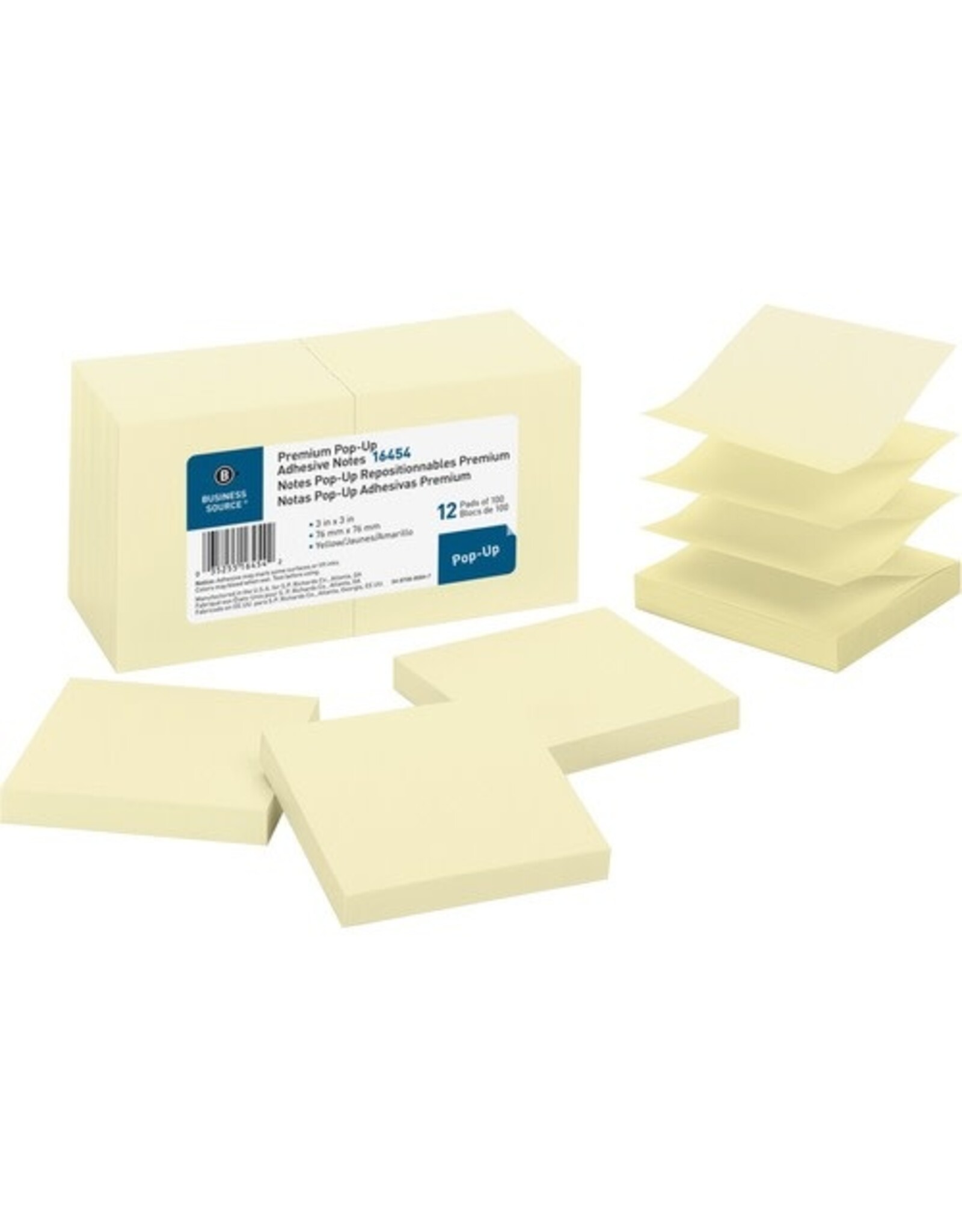 POST IT POP-UP NOTES 3x3 12 PADS (1200 SHEETS )