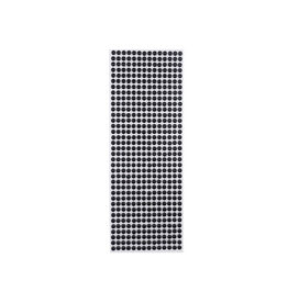 RHINESTONE STICKER: 6MM BLACK 504 PACK