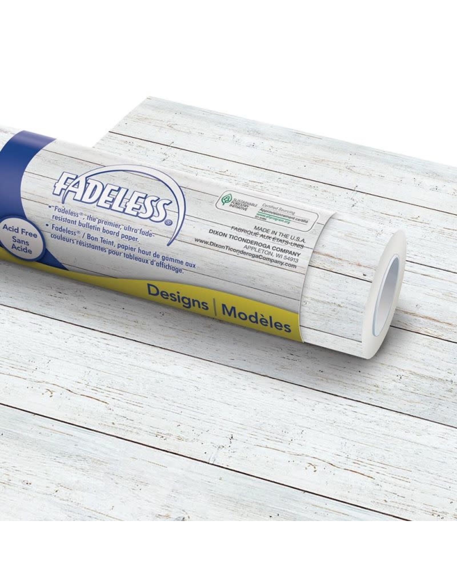 FADELESS BACKING PAPER 48" X 50' :  WHITE SHIPLAP
