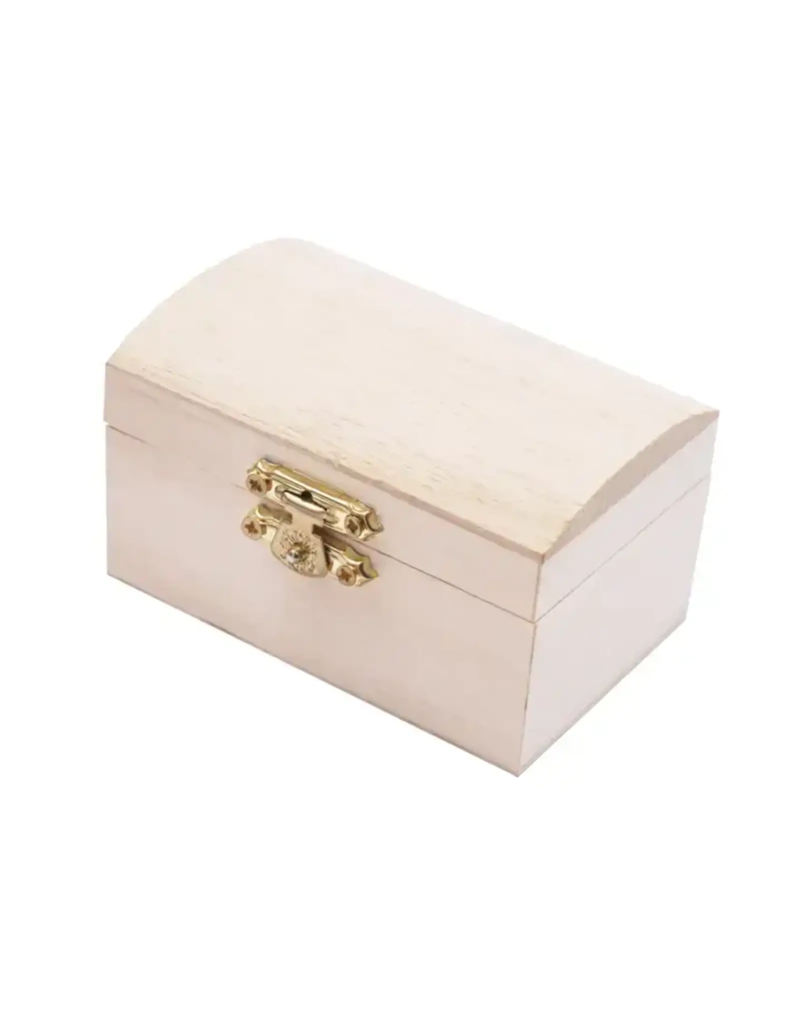 WOOD JEWELRY BOX 3.5"x2.1"x2.1"