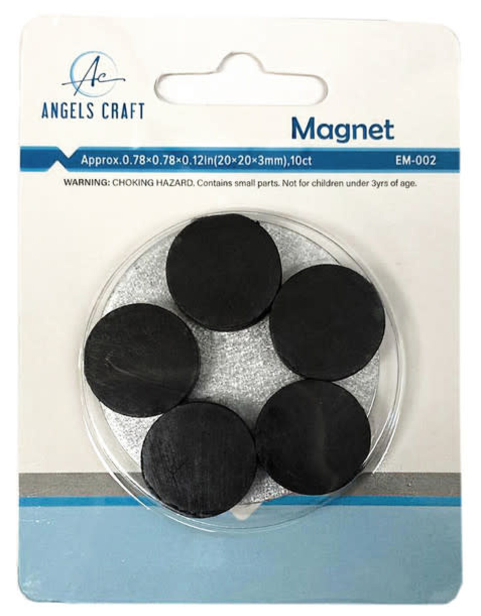 CERAMIC MAGNET DISC  3/4" 10 PACK