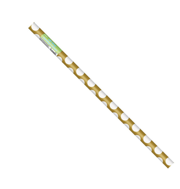 Unique GIFT WRAPPING PAPER:   METALLIC GOLD DOTS 30' X 5FT