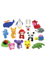 DESK PETS: ANIMAL ERASERS SET 40PC